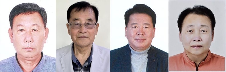 (왼쪽부터) 진안군 주천면민의 장 수상자 박정우, 최정수, 석재경, 박정수 씨.. ⓒ진안군청