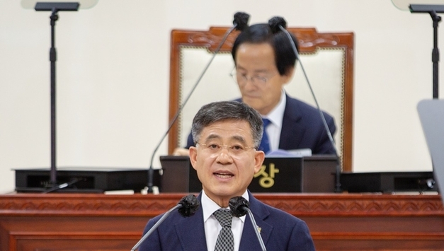 정성주 김제시장, 2026 시정연설…“지평선 너머 새만금까지 시민과 함께 비상”